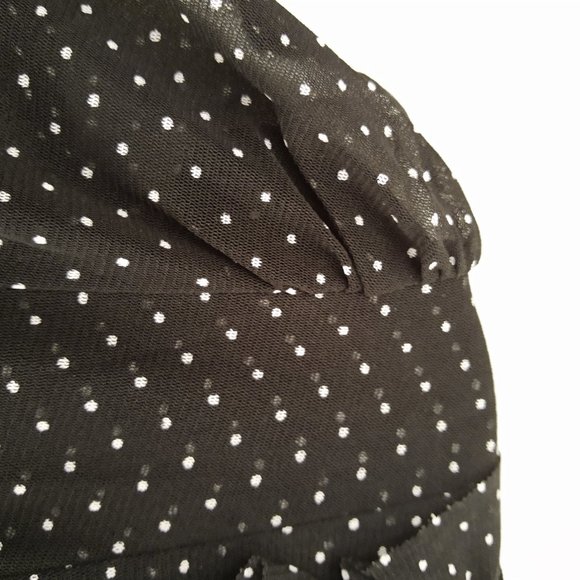 INC Womens black white polka dot blouse - Picture 2 of 4